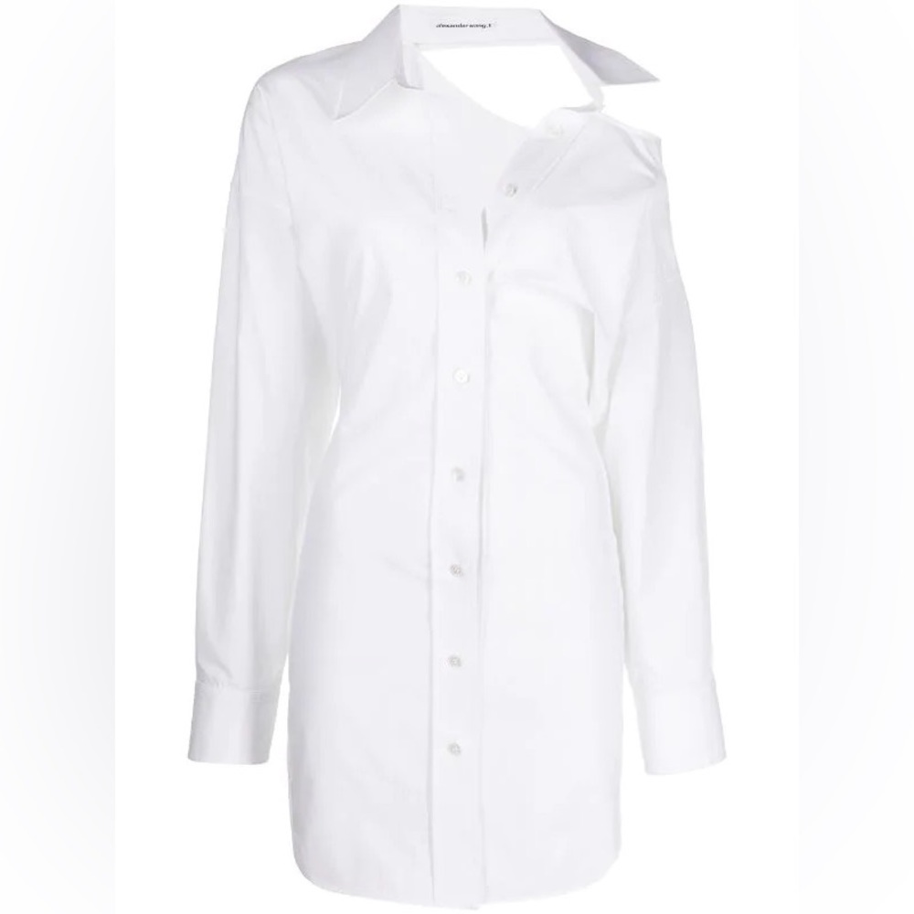 Alexander Wang Cut Out Shirt Dress S